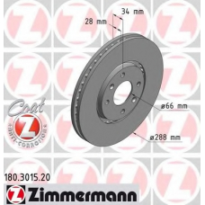 180.3015.20 ZIMMERMANN Тормозной диск