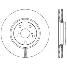 BDA2525.20 OPEN PARTS Тормозной диск