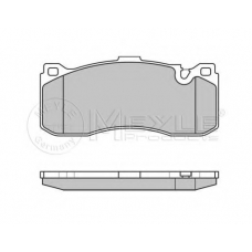 025 243 1617 MEYLE Комплект тормозных колодок, дисковый тормоз