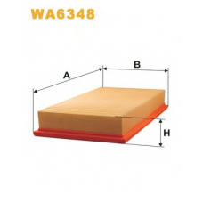 WA6348 WIX Воздушный фильтр
