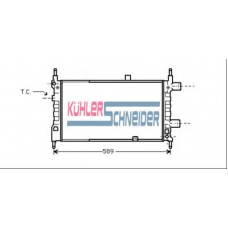 0606201 KUHLER SCHNEIDER Радиатор, охлаждение двигател