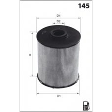 ELG5259 MECAFILTER Топливный фильтр