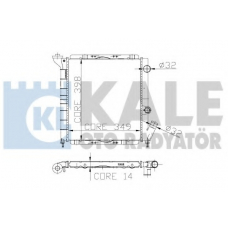 208200 KALE OTO RADYATOR Радиатор, охлаждение двигателя