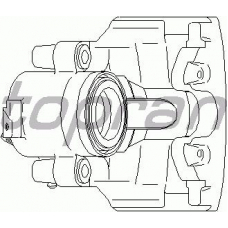 110 289 TOPRAN Тормозной суппорт