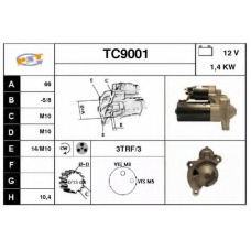 TC9001 SNRA Стартер