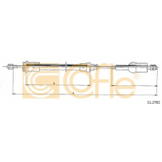 11.2782 COFLE Трос, управление сцеплением