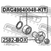 DAC49840048-KIT FEBEST Комплект подшипника ступицы колеса