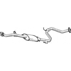 283-777 BOSAL Средний глушитель выхлопных газов