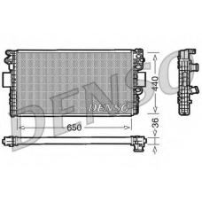 DRM12004 DENSO Радиатор, охлаждение двигателя