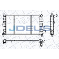 RA0120960 JDEUS Радиатор, охлаждение двигателя