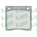 05P165 LPR Комплект тормозных колодок, дисковый тормоз
