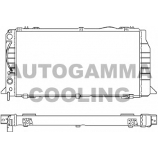 100048 AUTOGAMMA Радиатор, охлаждение двигателя