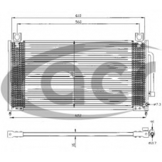 300319 ACR Конденсатор, кондиционер