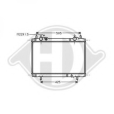 8109202 DIEDERICHS Радиатор, охлаждение двигателя