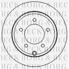 BBD4819 BORG & BECK Тормозной диск