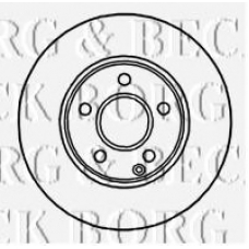 BBD4721 BORG & BECK Тормозной диск
