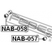 NAB-058 FEBEST Подвеска, рычаг независимой подвески колеса