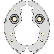 K553127 MGA Комплект тормозов, барабанный тормозной механизм