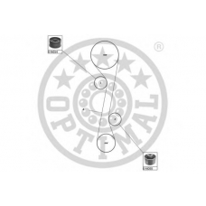 SK-1651 OPTIMAL Комплект ремня грм