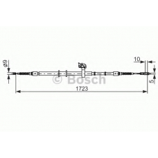 1 987 482 269 BOSCH Трос, стояночная тормозная система