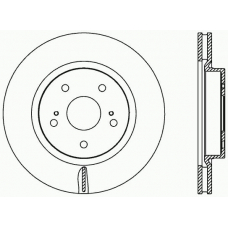 BDR2447.20 OPEN PARTS Тормозной диск