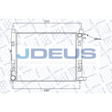 023M96 JDEUS Радиатор, охлаждение двигателя