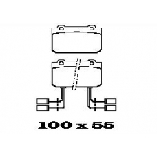 BL1186A2 FTE Комплект тормозных колодок, дисковый тормоз