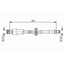 1 987 476 140 BOSCH Тормозной шланг