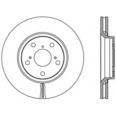 BDA2365.20 OPEN PARTS Тормозной диск