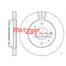 6394.11 METZGER Тормозной диск