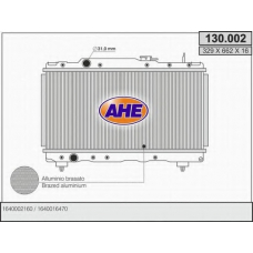 130.002 AHE Радиатор, охлаждение двигателя