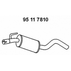 95 11 7810 EBERSPACHER Средний глушитель выхлопных газов