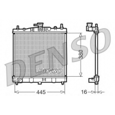 DRM46002 DENSO Радиатор, охлаждение двигателя