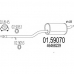01.59070 MTS Средний глушитель выхлопных газов