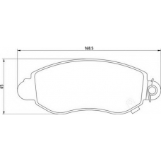 363710209098 MAGNETI MARELLI Комплект тормозных колодок, дисковый тормоз