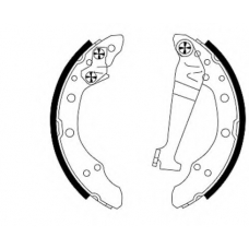 8DB 355 003-531 HELLA Комплект тормозных колодок