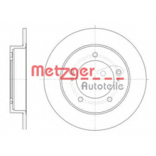 6110267 METZGER Тормозной диск