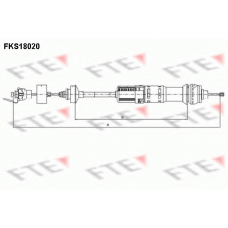 FKS18020 FTE Трос, управление сцеплением