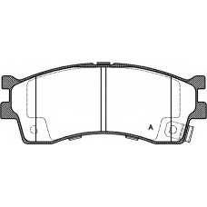 BPA0415.32 OPEN PARTS Комплект тормозных колодок, дисковый тормоз