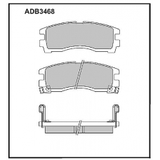 ADB3468 Allied Nippon Тормозные колодки