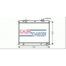 5200251 KUHLER SCHNEIDER Радиатор, охлаждение двигател