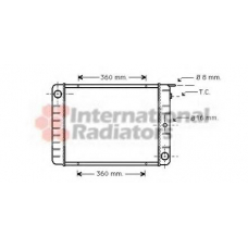 59002027 VAN WEZEL Радиатор, охлаждение двигателя