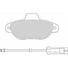 FD6504N NECTO Комплект тормозных колодок, дисковый тормоз