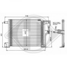 8261017 DIEDERICHS Конденсатор, кондиционер