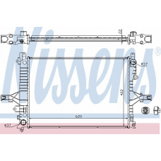 65558A NISSENS Радиатор, охлаждение двигателя