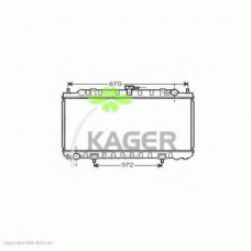 31-3290 KAGER Радиатор, охлаждение двигателя