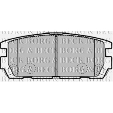 BBP1893 BORG & BECK Комплект тормозных колодок, дисковый тормоз
