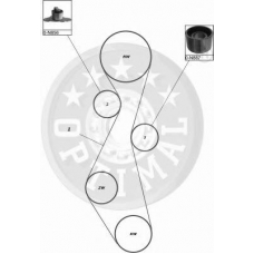 SK-1010 OPTIMAL Комплект ремня грм