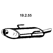19.2.55 EBERSPACHER Глушитель выхлопных газов конечный