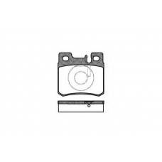 P3823.20 WOKING Комплект тормозных колодок, дисковый тормоз